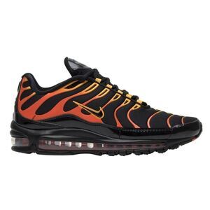 NIKE Air Max 97 Plus 'Black Shock Orange' Running Shoes Size 10